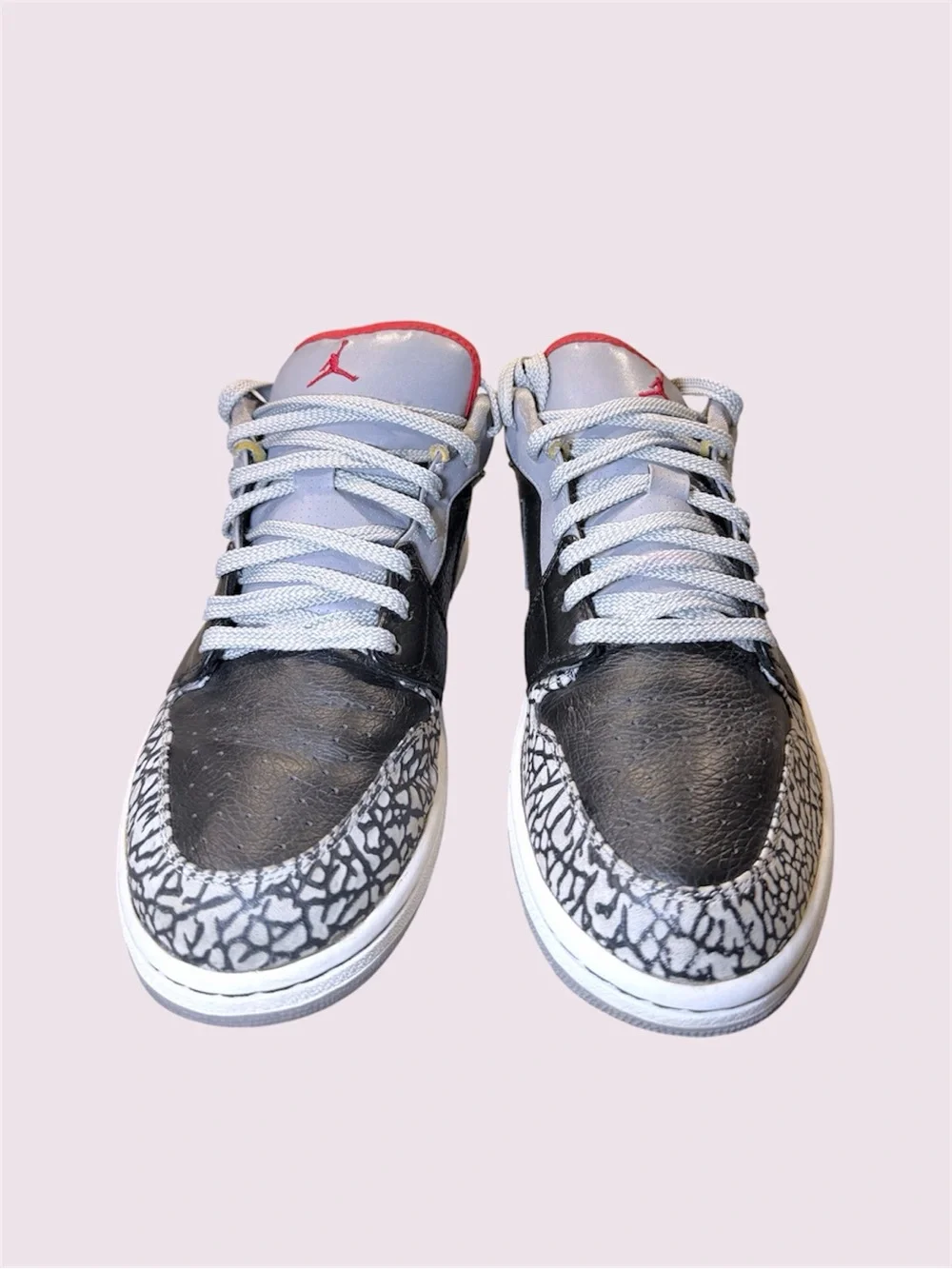 Size 11.5 - Air Jordan 1 Phat Low Black Cement